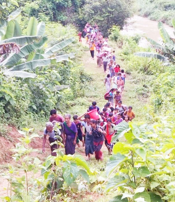 There has been new inflow of refugees from Myanmar into Mizorm with reports of new clashes in the country. (IANS Photo)