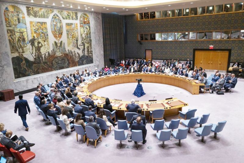 The United Nations Security Council meets on the situation in Ukraine on September 22, 2022 at United Nations headquarters. (AP Photo)
