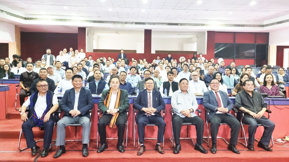 Agriculture Minister Kaito Aye with dignitaries during the Agriculture Officers Co-ordination meeting in Kohima on September 2. (Morung Photo)