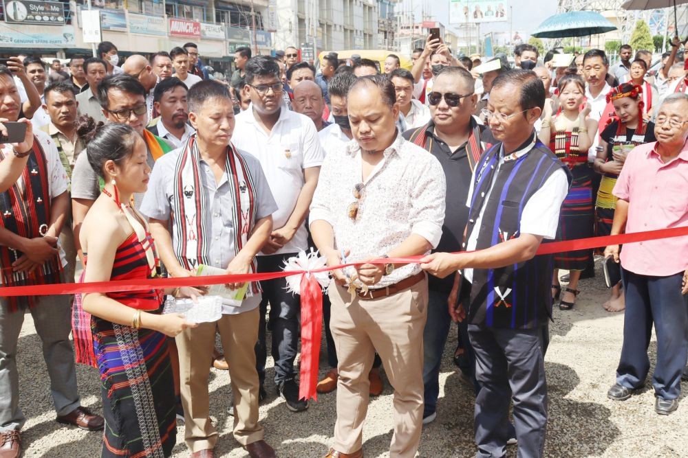 MLA and Advisor, H Tovihoto Ayemi inaugurates the colony gate of NST Colony held on September 24.
