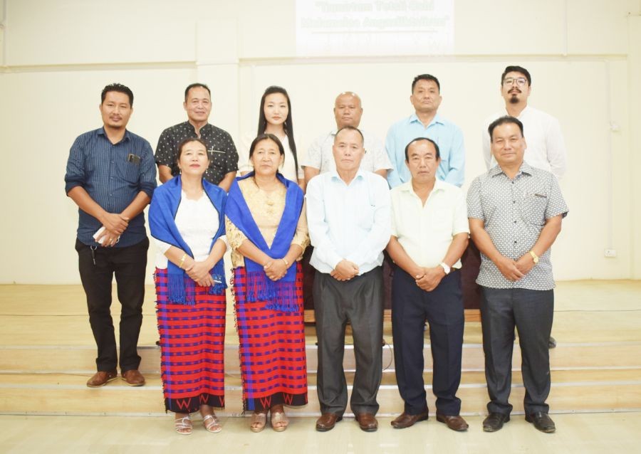 Ao Senden Literature Board launched an Ao Alphabet Video titled, “Tanurtem Tetsü Oshi Melamelaa Angazüktsüren” at Ao Senden Conference Hall on September 5. The video was released by Watsü President, Arenla Longkumer. Seen in the photo are members of ASLB, AKM and Watsu president after the launch of the programme.