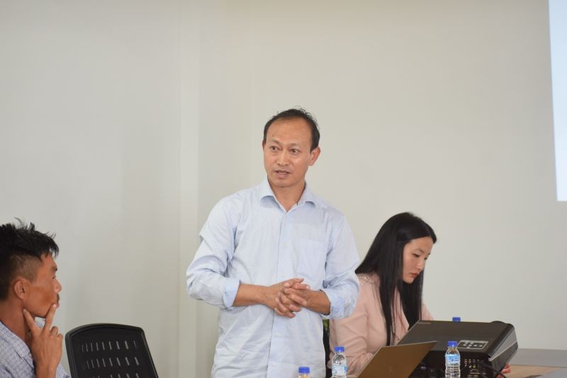 Y Nuklu Phom, Team Leader, Lemsachenok Society. (Morung Photo)