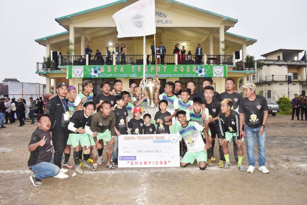 Telongjem FC champions of the MDFA Trophy 2022.