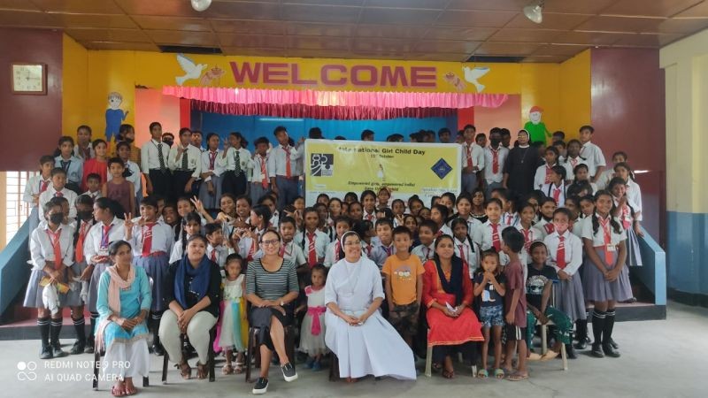 Participants during the International Day of the Girl Child celebration organised by ACID on October 11.