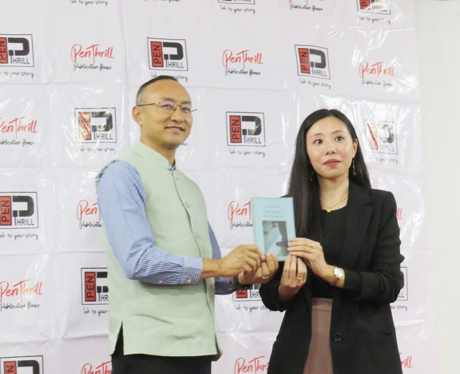 MLA & Advisor Mmhonlümo Kikon and Emisenla Jamir during the launch of “This is how we disappear” held in Kohima on October 25. (Morung Photo)