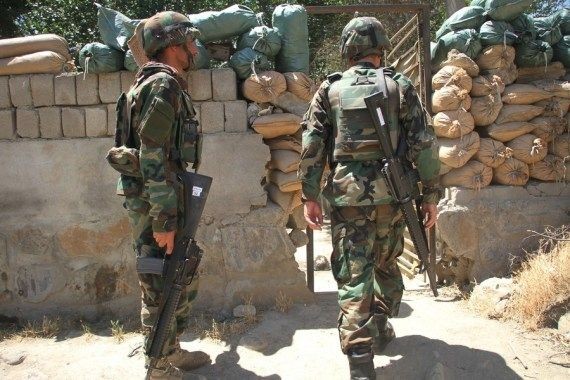 Afghanistan: Afghan army soldiers take part in a military operation against Taliban militants in Mehterlam, Laghman province, Afghanistan, on May 24, 2021. (Photo by Saifurahman Safi/Xinhua/IANS)