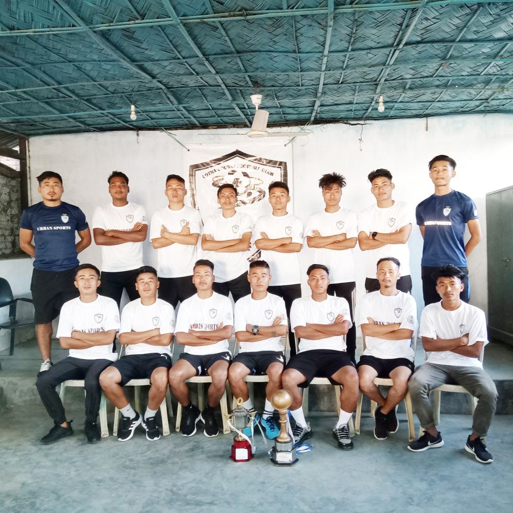 Players of Lotha Colony Football Club (LCFC) confirmed for the 27th Nyamo-Daniel Memorial Trophy. (Photo courtesy: LCFC)