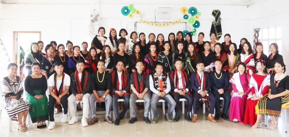 The District Institute of Education & Training, Chiechama(DIET), Kohima held its Freshers Day on September 30. Principal Kerüüpfeü Rüpreo  welcomed all the freshers to the DIET Chiechama family and stressed on the importance of rules and regulations of the Institute, especially on the ethics of dress code for teachers as role model for students, prohibition on the use of tobacco, alcohol and chewing pan inside the campus. She also focused on the teaching profession and challenged every student-teacher to ponder on what education is and the role of a teacher.
