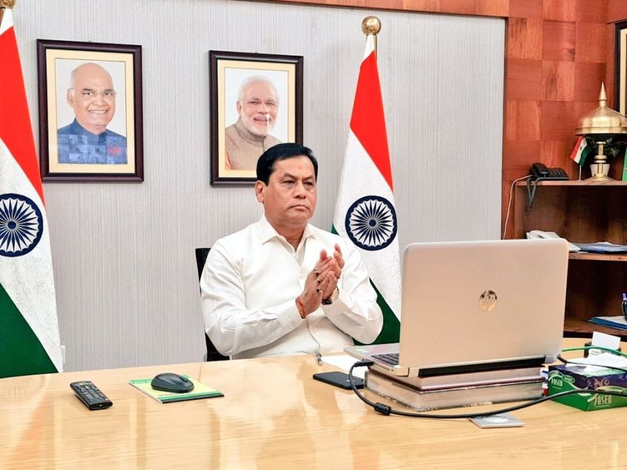 Sarbananda Sonowal.(photo:Sarbananda Sonowal  twitter)
