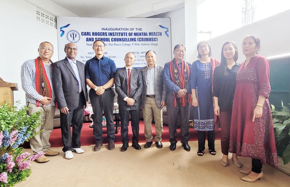 CRIMHSC team with others during the inauguration of CRIMHSC in Kohima on October 3. (Morung Photo)