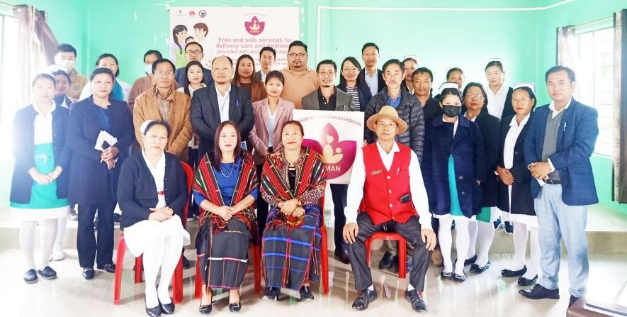 Officials and others during the launching programme of Surakshit Matritva Aashwasan (SUMAN) at District Hospital conference hall, Zunheboto on October 19. (Photo Courtesy: CMO Zunheboto)