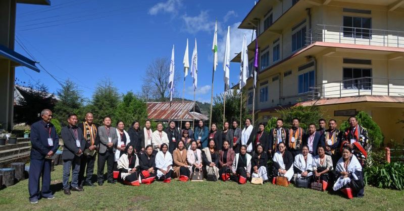 Participants and cultural guests with CMA officials and others during 12th general conference at Pfutsero on October 29.
