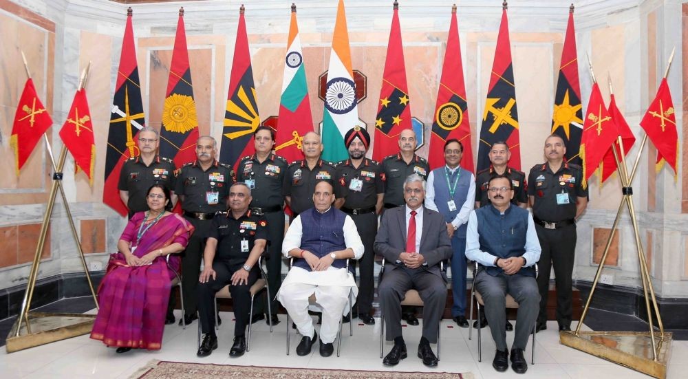 Ought to be prepared for any operational contingencies: Rajnath. (Photo:Twitter)