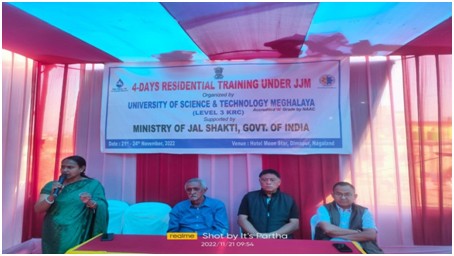 Dr Nibedita addresses the inaugural session of the -Day Residential training programme of KRC 2nd batch at Hotel Moon Star,  Dimapur on November 21