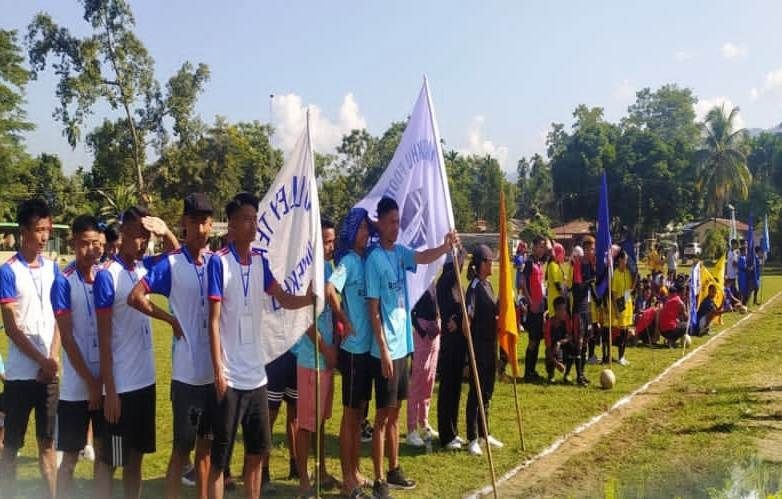 Caption: AASA 36th GBs Trophy of Sports Meet kicked off at Hozukhe village, Niuland.