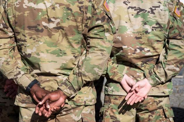 In the armed services, African Americans make up 23% of enlisted soldiers, which is approaching nearly double their proportion of the U.S. population. Among officers, however, the percentage of African Americans is considerably lower at 11 percent. (Photo Courtesy: Shutterstock)