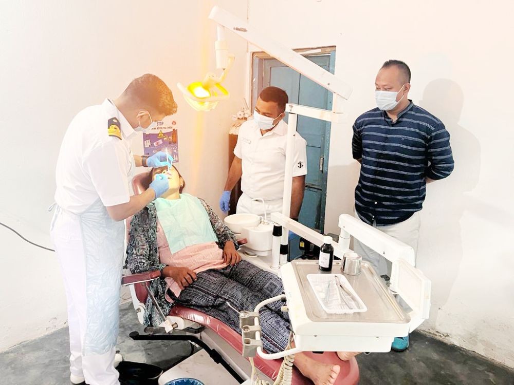 Indian Navy organised a multi-specialty medical and wellness camp at Niuland on November 29.