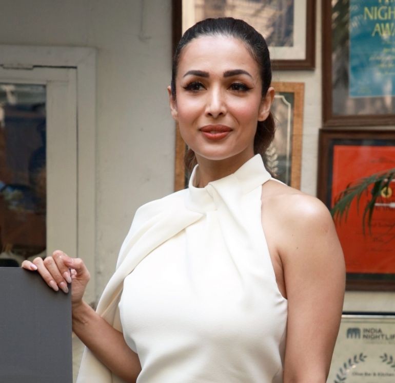 Mumbai : Malaika Arora during the promotions of her upcoming show 'Moving in with Malaika' in Mumbai on Friday, November 18, 2022. (Photo:Sanjay Tiwari/IANS)