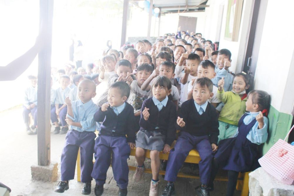 The Government Primary School for Children with Special Needs in Lerie, Kohima celebrated Children’s Day on Monday. (Morung Photo)