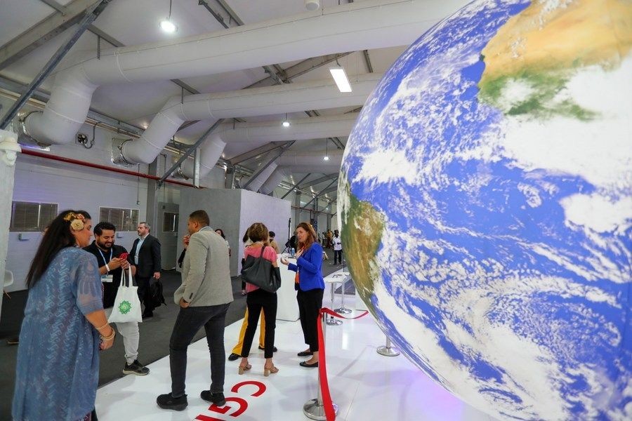 This photo shows the closing plenary of the COP27 climate change conference in Sharm El-Sheikh, Egypt, Nov. 20, 2022. (Xinhua/Sui Xiankai/IANS)