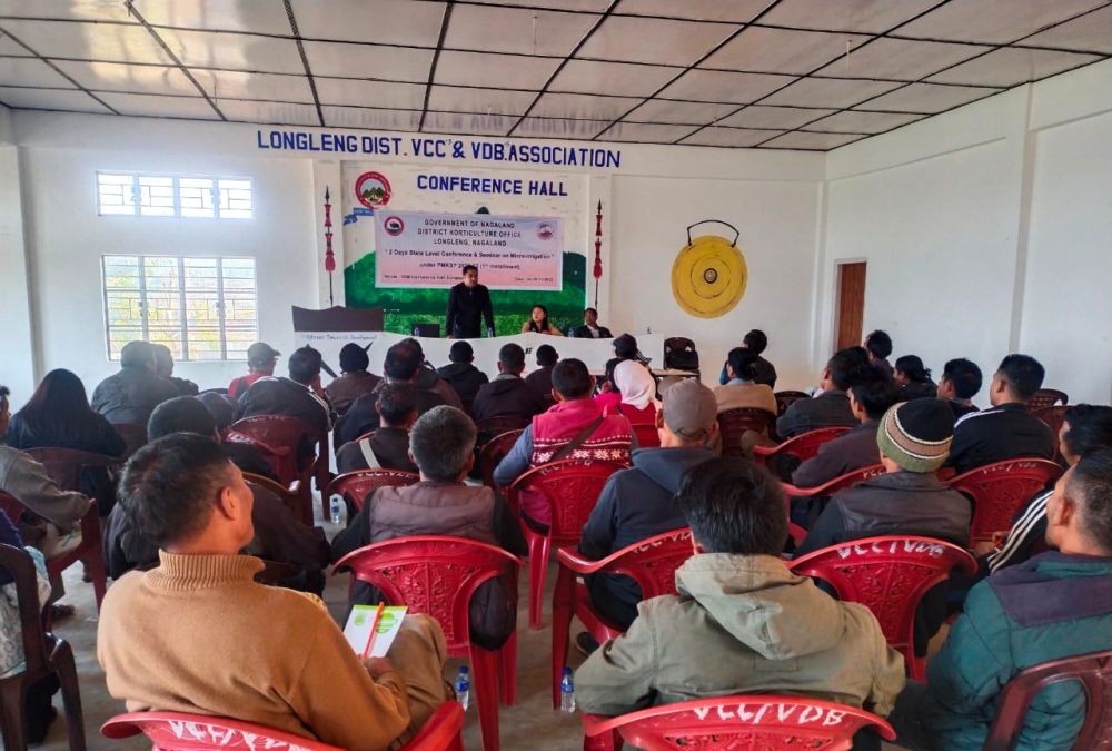A total of 122 farmers who are beneficiaries of PMKSY projects attended the seminar on November 24 and 25. (DIPR Photo)
