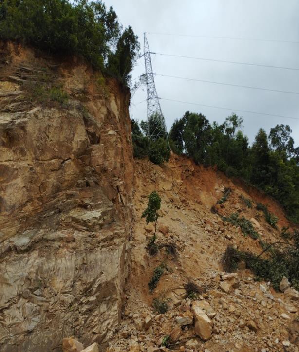 The damaged area that was assessed by the inter-ministerial team in Pherima.