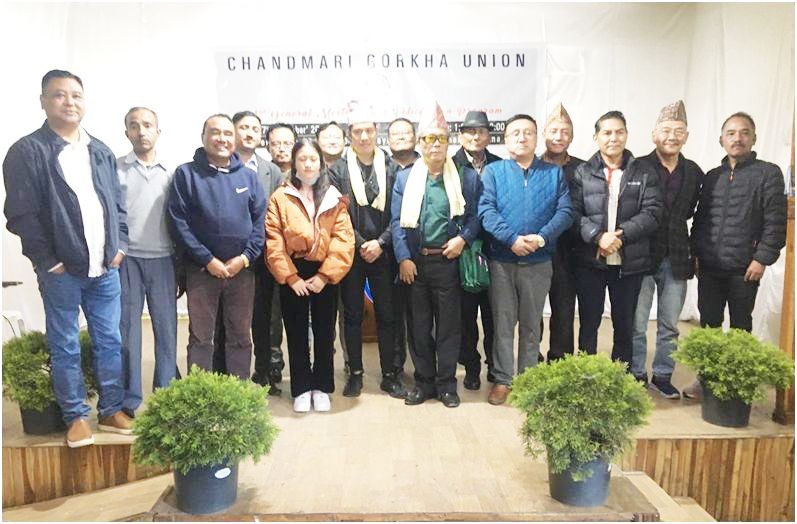 The Chandmari Gorkha Union, Kohima, Nagaland felicitated three achievers from the Gorkha community of Kohima during a general meeting held on November 27 at GPPK Hall, Chandmari, Kohima. The CGU honored Buddhi Bahadur Thapa, for his achievements in the field of arts, Nobin Thapa for accomplishment in Physical fitness competition and Tanishha Gurung for being placed 2nd position in under-17 category in the Inter District Badminton Tournament. The General meeting also declared a new team of office bearers for the next term 2022 – 2025, headed by Prem Kumar Thapa as Chairman.