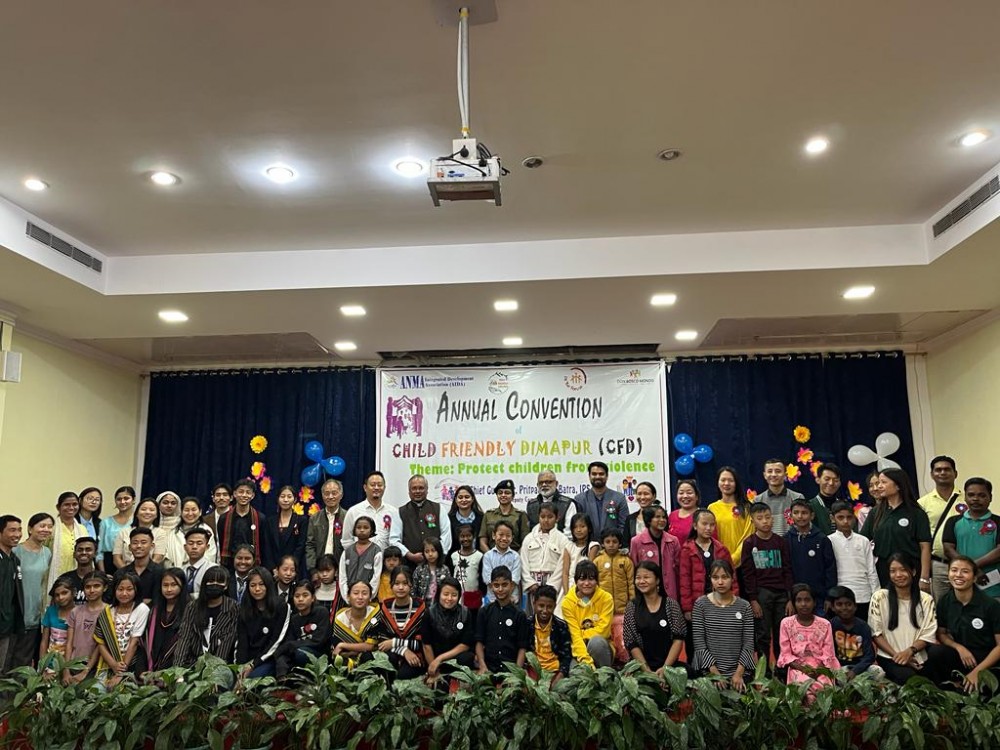 Members of CFD, guests and children during the annual convention at Don Bosco Campus, Dimapur on December 13. (Morung Photo)