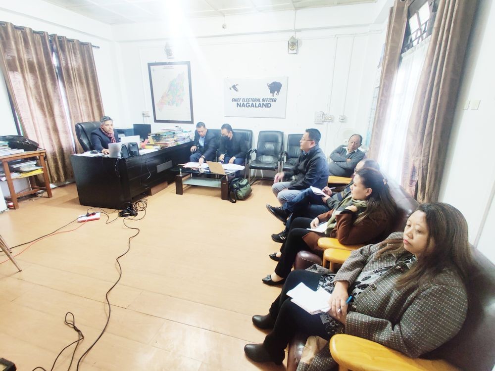 The CEO Nagaland conducted a two-day video conference for assessment of Election Preparedness and Ground Situations in Nagaland.