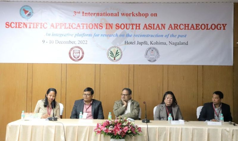 International workshop on ‘Scientific Applications in South Asian Archaeology: An Integrative platform for research on the reconstruction of the past’ held at Hotel Japfu, Kohima on December 9 and 10.