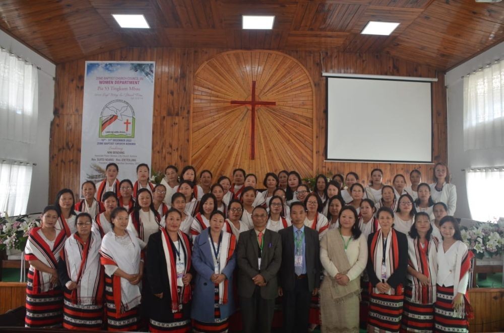 The 53rd Annual Conference of Zeme Baptist Church Council Women Department with the theme ‘Stand firm’ was held at Zeme Baptist Church Kohima from December 10 to 11. Resource persons Nini Bendang, Associate Pastor Women City church, Rev Suitei Ndang President ZBCC and Rev Izieteilung Executive Secretary ZBCC spoke on the theme “Stand firm in Christian journey,” clean election and stand firm in building the community. Executive members, various committees, ZBCC staffs and two delegates from 69 churches under ZBCC attended the conference.