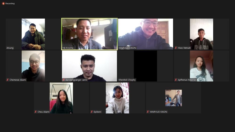The online meet through which the award was presented.