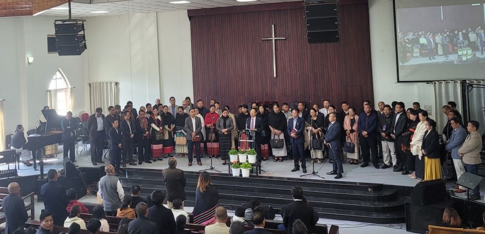 Installation Sunday of Chakhesang Baptist Church Kohima was held on January 8. (Morung Photo)