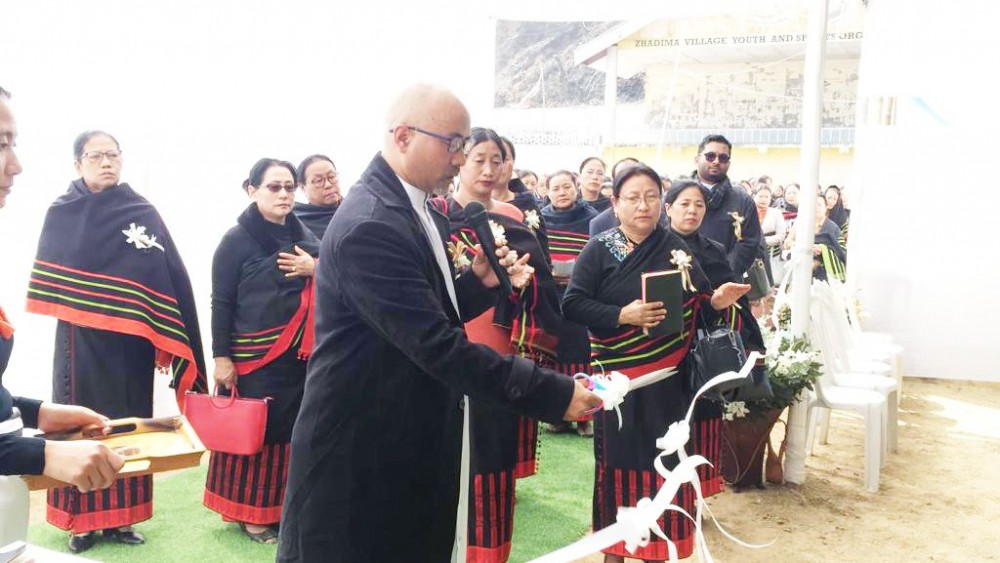 Rev Fr Vemedo Kezo Joseph on the opening session of ACWA’s 23rd convention at Zhadima on January 27.
