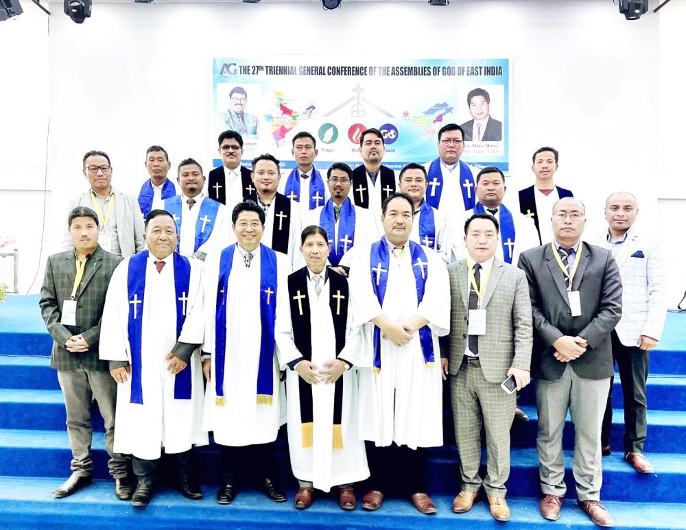 Assemblies of God of East India held its 27th triennial general conference at Bethesda Celebration Centre, Dimapur (Nagaland) from January 11 to 13.