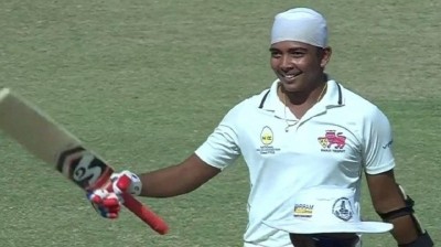 Prithvi Shaw registers second-highest individual score in Ranji Trophy history