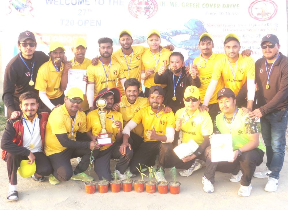 Highlanders Cricket Club Chümoukedima lifted the 27th edition T20 Winter Cricket Challenge organised by Senior Noble Klan (SNK) at local ground, Wokha on January 12. The final match was played between Highlanders Cricket Club Chümoukedima and Juggernauts Cricket Club Wokha, where the former was defeated in a close encounter and lifted the coveted 27th T20 Open Winter Cricket Challenge Wokha. Ajit Kumar Ranjan IAS, Deputy commissioner Wokha graced the final day.
