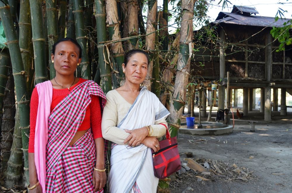 Two women in Medipamua village, Dhemaji district, Assam. (Morung Photo)