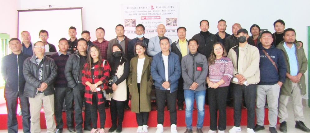 CMO, resource persons along with participants during the Anti-Leprosy Day programme on January 30.