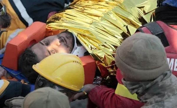 Earthquake tragedy: Miraculous escape for two