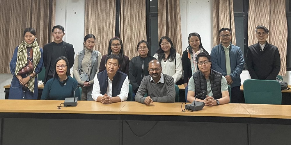 Naga Scholars Association organised a book discussion on ‘Waiting For A Christmas Gift: Essays on Politics, Elections and Media in Nagaland’ on February 10.