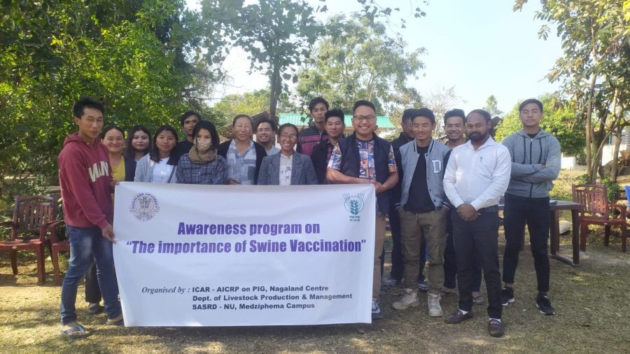 Organisers along with trainees of the awareness programme.