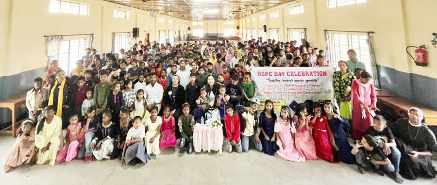 Participants during the ‘Day of Hope’ held in Assisi Centre, Dimapur on February 17.