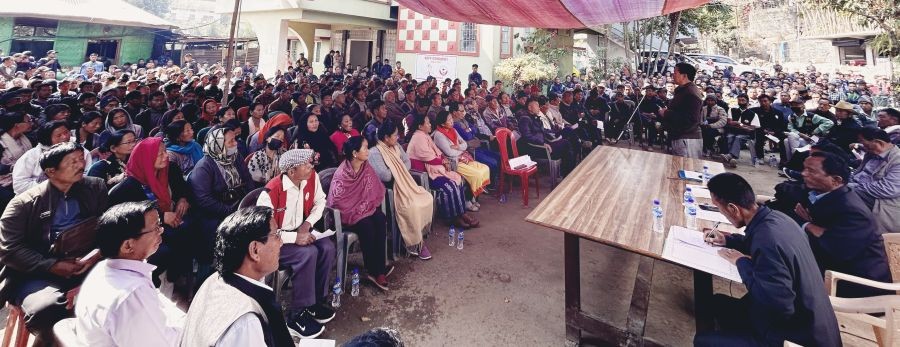 NDPP unit members of 43 Tapi AC during the meeting on February 14.