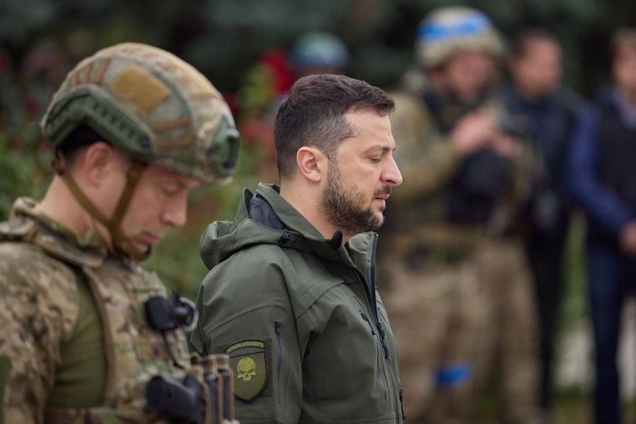 Ukrainian President Volodymyr Zelensky visits recaptured city of Izyum.(photo:Instagram)