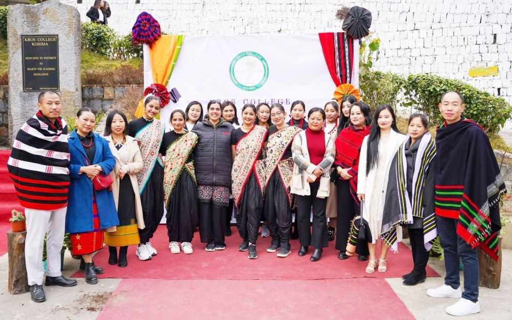 KROS College, Kohima hosted four students and a faculty from Sophia College, Mumbai for a students’ exchange programme from February 6 to 10