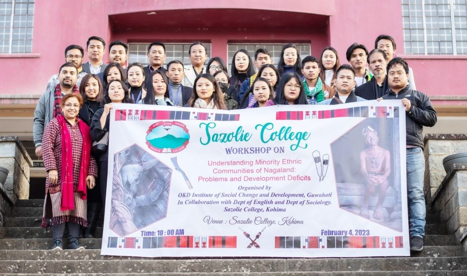 Participants of the workshop at Sazolie College, Kohima on February 4.