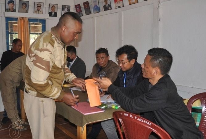 Nagaland Polls: Casting of postal  ballot for officials on election duty