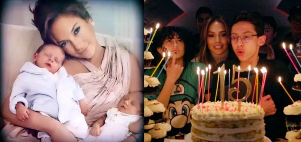 JLo celebrates twins Max, Emme's 15th birthday, posts video featuring Ben Affleck.(photo:instagram)