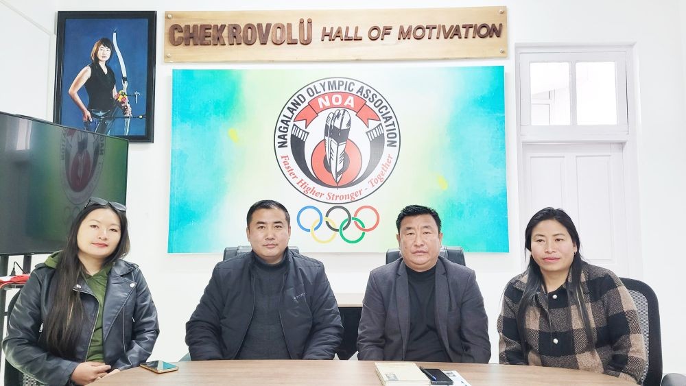 ASA officials at the press conference in Kohima on February 11. (Morung Photo)